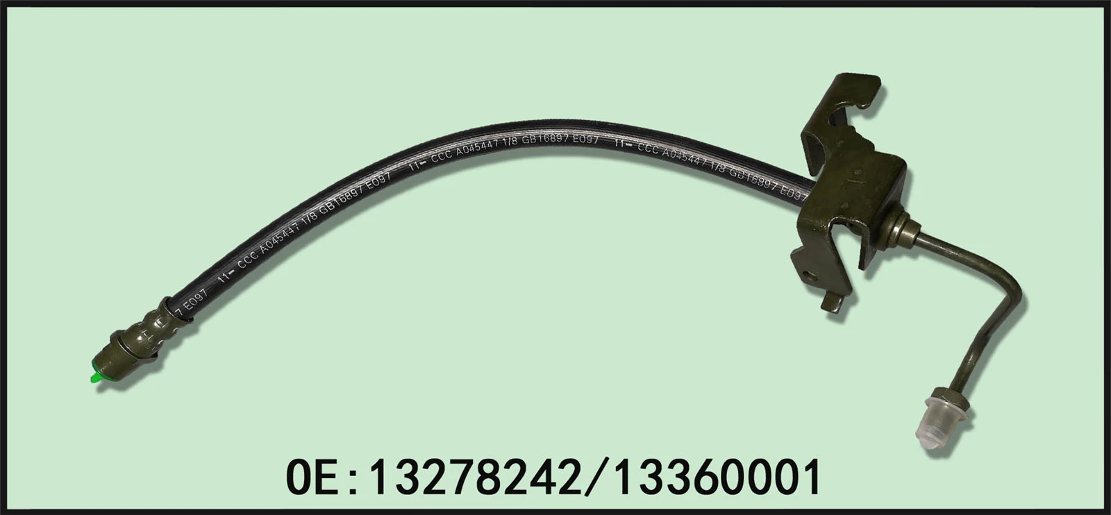 Brake hose rear L drum 13320681 13345578 13348862 39041656 13278242 13360001